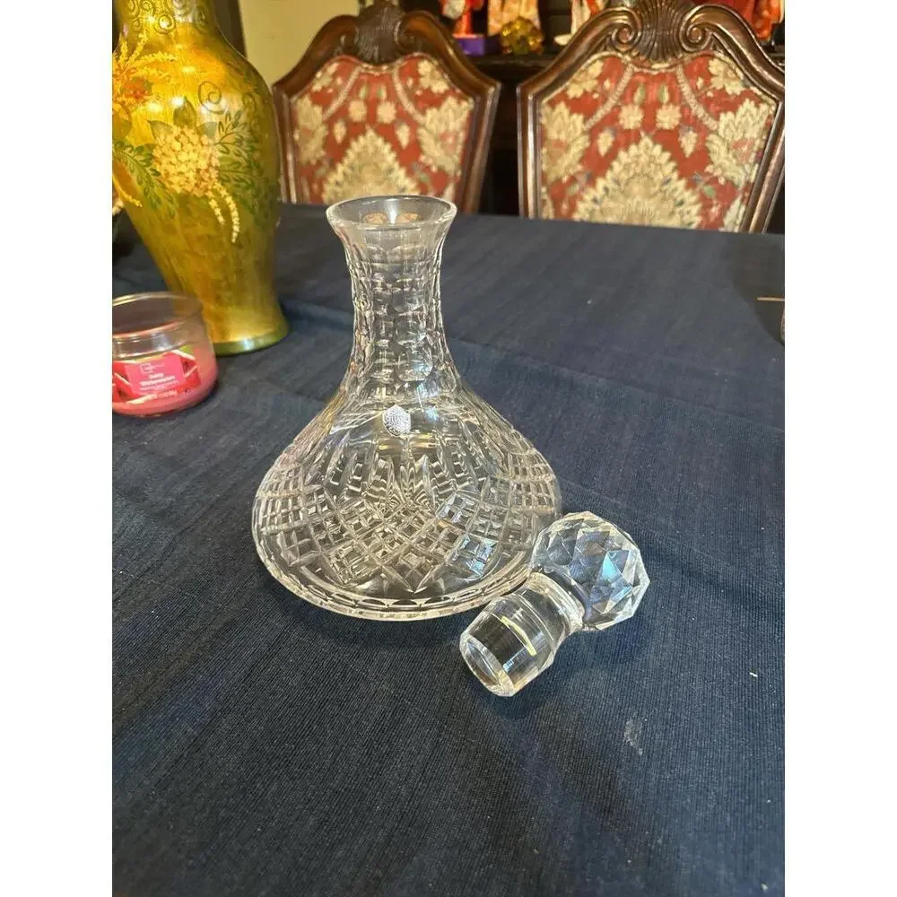 Stuart Crystal “ Shaftesbury “ Ships Decanter clear Hand Cut